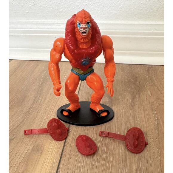1981 MOTU Beast Man w/ Armor Action Figure & Accessories Mattel Masters Universe - Picture 1 of 13